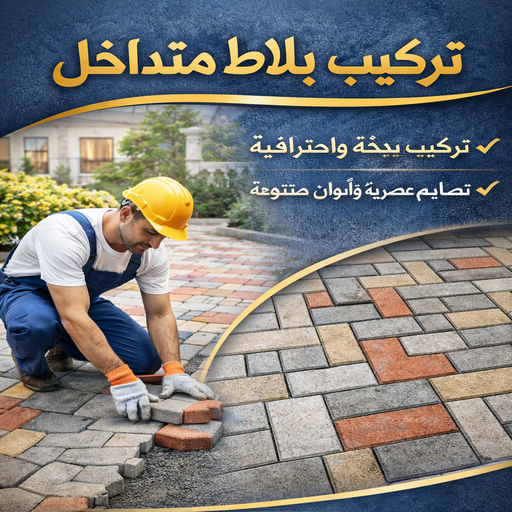 كربستون - تركيب بلاط متداخل - بالكويت📞65659003 - بلاط متداخل - مقاول بلاط - معلم بلاط - بلاط موزاييك - تركيب بلاط - تركيب كربستون - بلاط انترلوك - ارضيات انترلوك