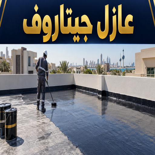 عازل جيتاروف - ابومحمد📞65667117 - عازل رش امريكي - عازل اسطح جيتاروف - عازل مائي - عازل حراري - جيتاروف - عازل - عازل جيتاروف - مقاول عازل - عازل اسطح الكويت