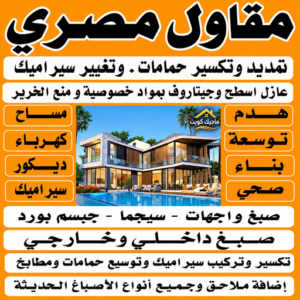 مقاول مصري